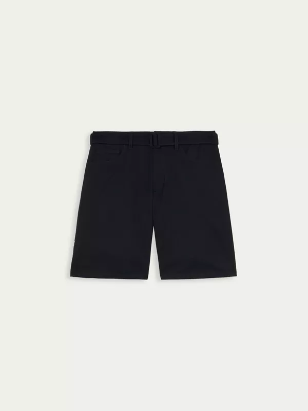 DARK NAVY UNISEX COTTON DRILL BERMUDA SHORTS