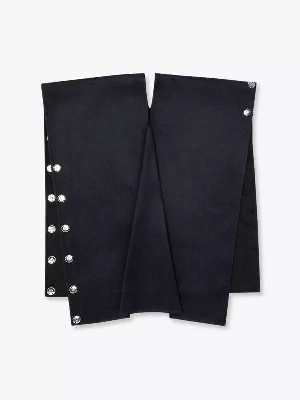 黑色/海军蓝双面羊绒斗篷「限量4件」